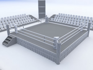 boxing area 3D मॉडल