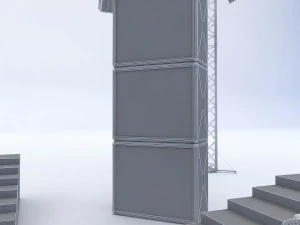 &aacute;rea de boxeo Modelo 3D