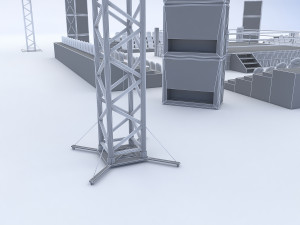 boxing area 3D मॉडल