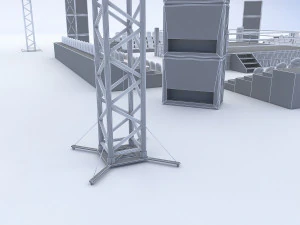 &aacute;rea de boxeo Modelo 3D