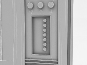 3d retro tv model 3D 모델