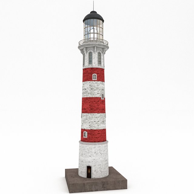 3d lighthouse model 3D Model .c4d .max .obj .3ds .fbx .stl .blend 