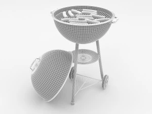 3d barbecue model 3D Model