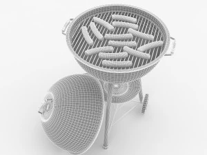 3d barbecue model 3D Model