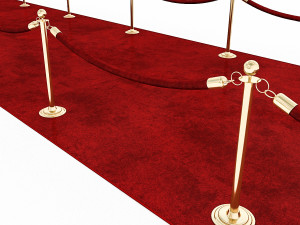 3d red carpet model Modelo 3D
