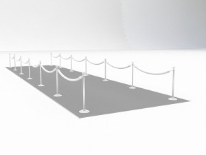 3d red carpet model Modelo 3D