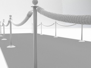 3d red carpet model Modelo 3D