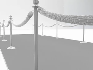 3d red carpet model 3D Model