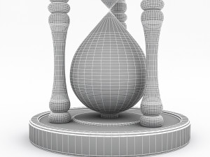 3d hourglass model 3D मॉडल