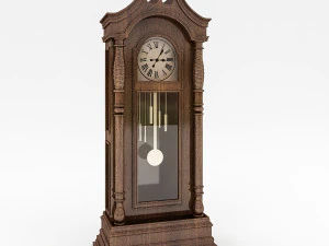 3D retro saat modeli 3D Model