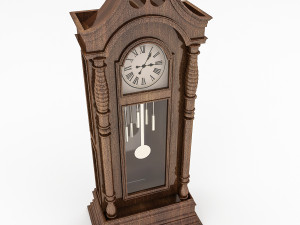 3d retro clock model 3D Model