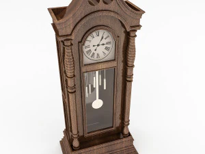 3d retro clock model 3D Model