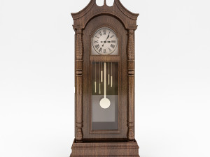 3d retro clock model 3D Model