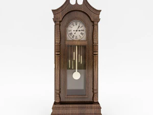 3d retro clock model 3D Model