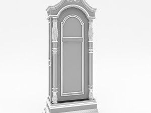3d retro clock model 3D Model