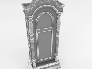 3d retro clock model 3D Model