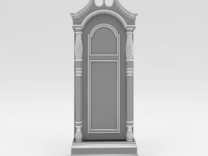3d retro clock model 3D Model