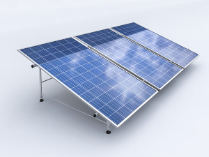 3d solar panel model Modèle 3D