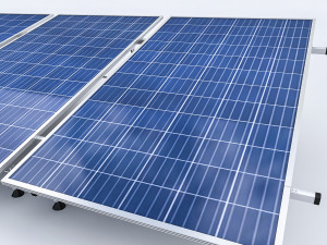 3d solar panel model Modèle 3D