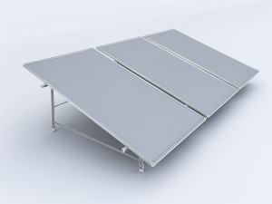 3d solar panel model Modèle 3D