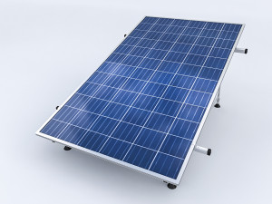 3d solar panel model Modèle 3D