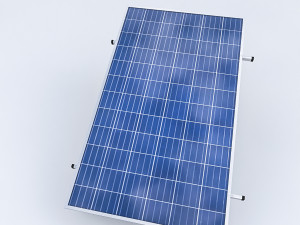 3d solar panel model Modèle 3D