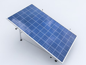 3d solar panel model Modèle 3D