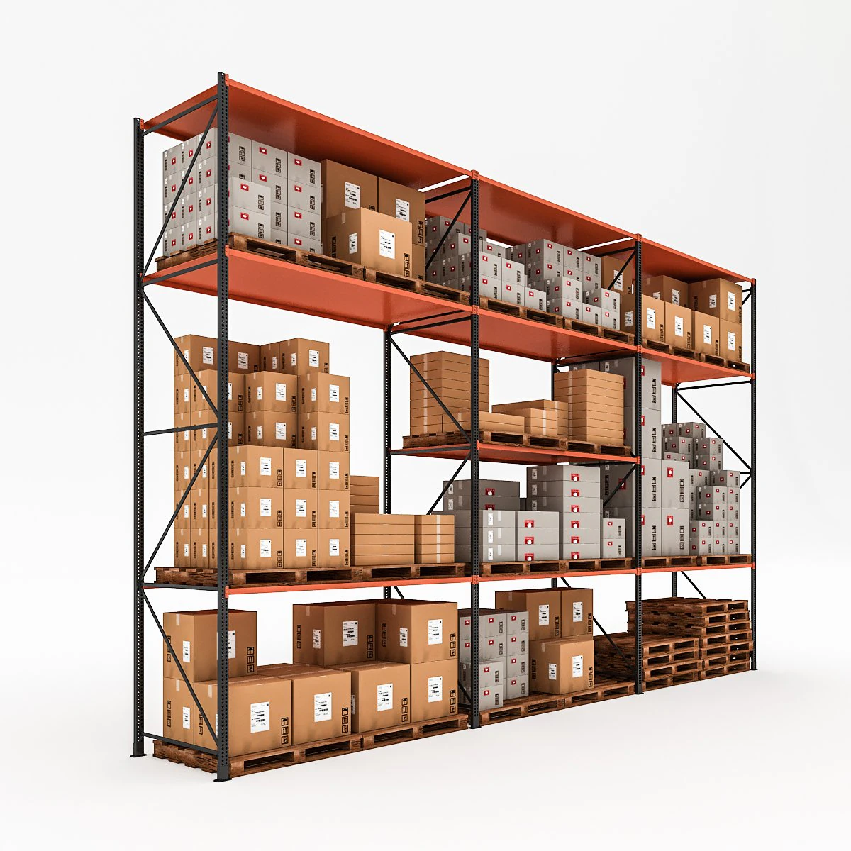 3d warehouse rack model 3D Model .c4d .max .obj .3ds .fbx .stl .blend 