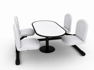 bowling table chair model 3D Model