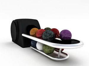 bowling ball machine model 3D Model