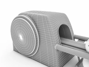 bowling ball machine model 3D Model