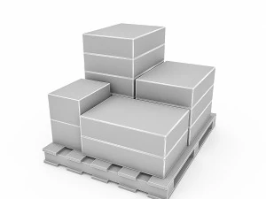 3d warehouse box model 3 3D Model