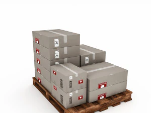 3d warehouse box model 3 3D Model