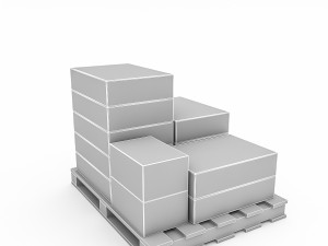 3d warehouse box model 3 3D Модель