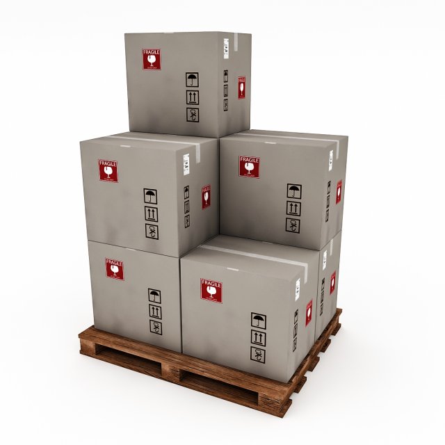 3d warehouse box model 4 Modelo 3D .c4d .max .obj .3ds .fbx .stl .blend 