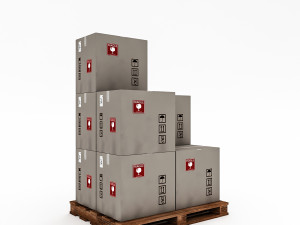 3d warehouse box model 4 Modelo 3D