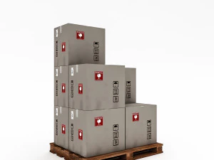 3d warehouse box model 4 3D Model