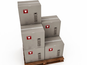 3d warehouse box model 4 Modelo 3D