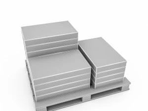 3d warehouse box model 5 3D Model