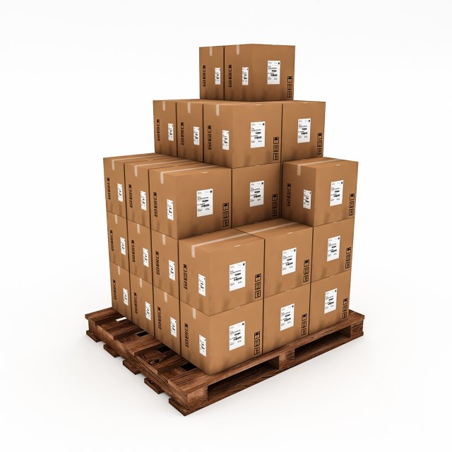 3d warehouse box model 6 Modelo 3D .c4d .max .obj .3ds .fbx .stl .blend 