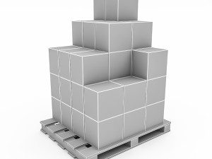 3d warehouse box model 6 Modelo 3D