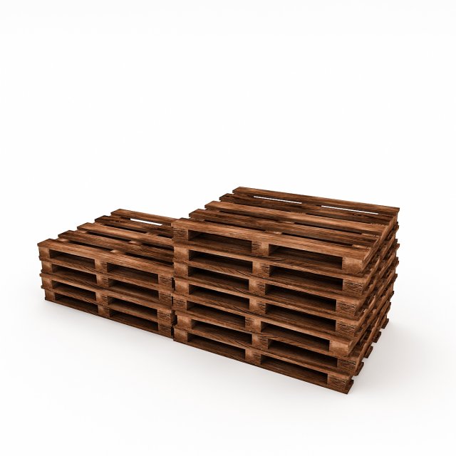 wooden pallet model 3D मॉडल .c4d .max .obj .3ds .fbx .stl .blend 