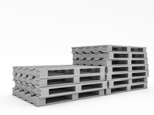 wooden pallet model 3D मॉडल