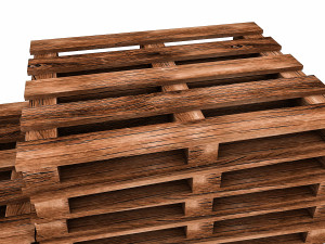 wooden pallet model 3D मॉडल