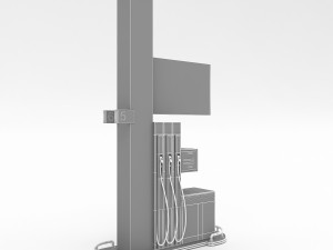3d gas pump model 3D Model