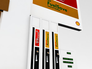 3d gas pump model 3D Model