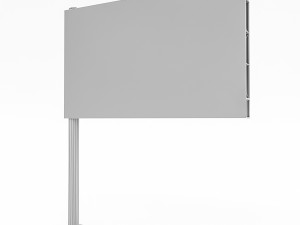 3d traffic sign model 02 Model 3D