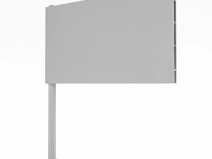3d traffic sign model 02 3D Model
