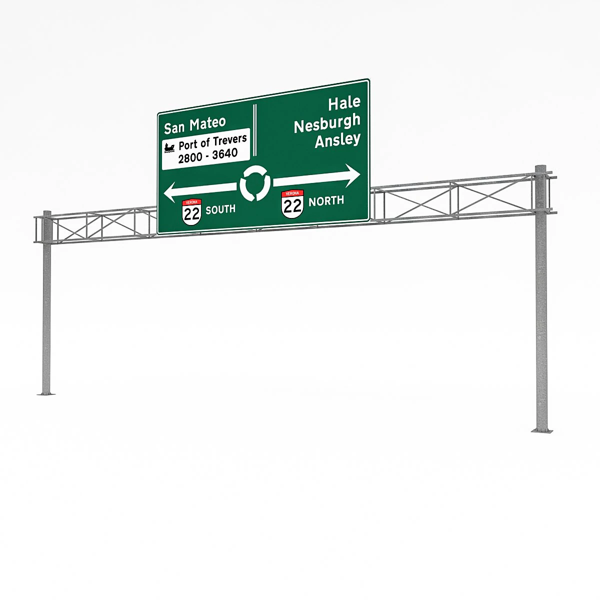 3d traffic sign model 05 3D Model .c4d .max .obj .3ds .fbx .stl .blend