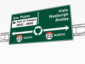 3d traffic sign model 07 3D Model